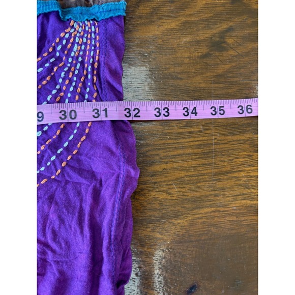 Rising International Sleeveless Nepal Dress Viscose Bohemian Hippie Festival XL - Picture 5 of 5